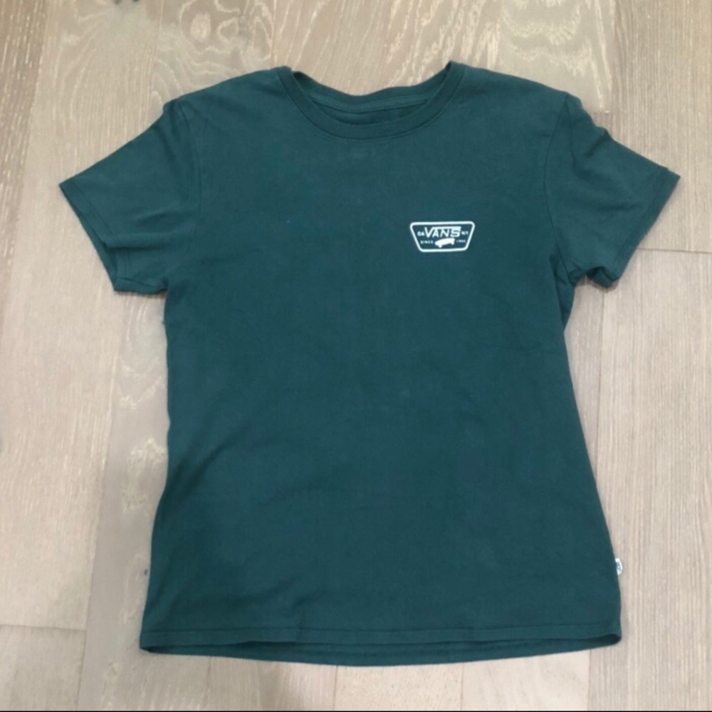 Dark Green Vans Tee